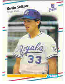 1988 Fleer Baseball Cards      270     Kevin Seitzer UER#{(Wrong birth year)